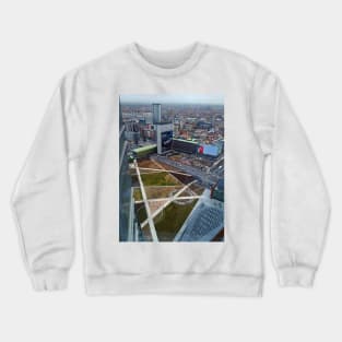 Aerial View of Central Milan Crewneck Sweatshirt